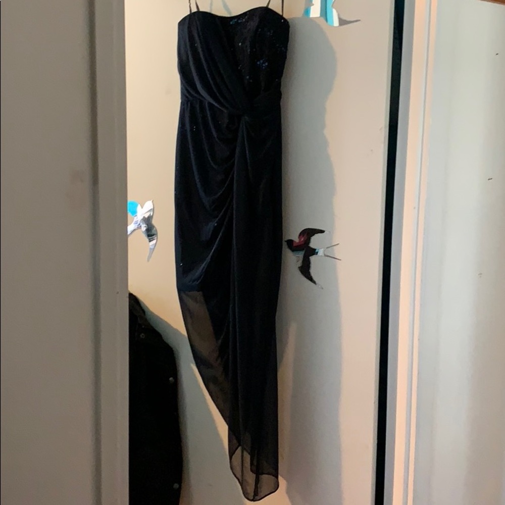 Sequenced Dark Navy Blue Dress